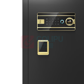 虎牌 TIGER 指纹密码保险箱 博瑞系列 外700*420*390mm内420*390*300mm (钢琴黑) 35±2kg