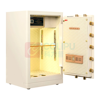 甬康达 指纹保险柜 FDG-A10/D-63ZW-MB H700*W460*D400mm (米白色) 97kg