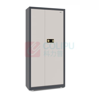 国保 GUUB 整体双门无抽指纹锁保密柜 Z168-V20 H1900*W900*D430mm (米白色+藏蓝色) 偏远地区运费另议