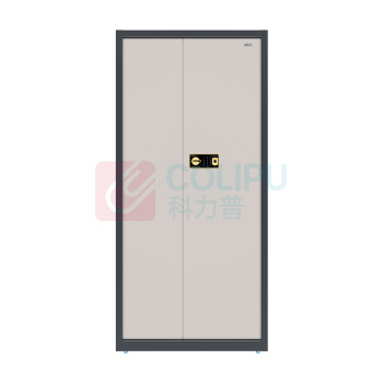国保 GUUB 组装双门通体指纹密码保密柜 Z168-VF2 H1900*W900*D430mm (米白色+藏蓝色) 不含安装,偏远地区运费另议