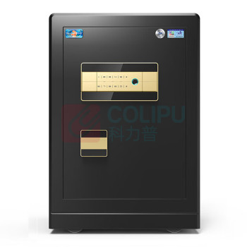 虎牌 TIGER 小型国标认证保险箱指纹密码wifi 尊虎60WIFI 580*420*385mm (商务黑)