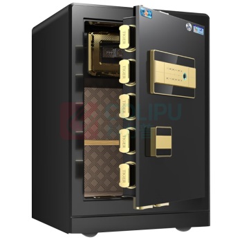 虎牌 TIGER 小型国标认证指纹密码wifi保险箱 尊虎80WIFI 780*480*450mm (商务黑)