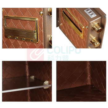 威伦司 WLS 指纹保险箱 FDX-A/D45SZ 450*390*345mm (褐灰金) 45KG