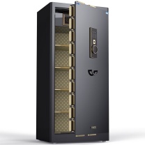 虎牌 TIGER 保险柜家用小型指纹密码WiFi保险箱办公全钢防盗可入墙(触控密码+TOUCH指纹识别) 驭尚系列180单门