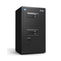 虎牌 TIGER 指纹密码保险箱贝乐系列CSP认证 FDG-A1/D-80BLS 800*480*430mm (黑)