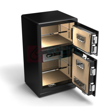 虎牌 TIGER 指纹密码保险箱贝乐系列CSP认证 FDG-A1/D-80BLS 800*480*430mm (黑)