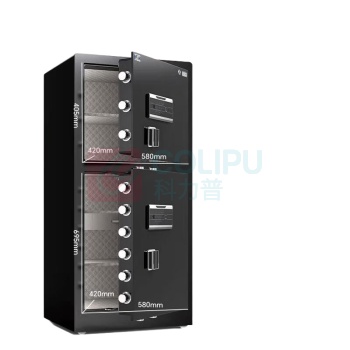 虎牌 TIGER 保险柜 wifi+指纹+密码+钥匙复合锁 2门 金典Pro120双节黑wifi A10 600*500*1200mm (黑色)