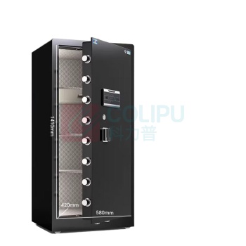 虎牌 TIGER 保险柜 wifi+指纹+密码+钥匙复合锁 单门 金典pro150黑色wifi A10 600*500*1500mm (黑色)