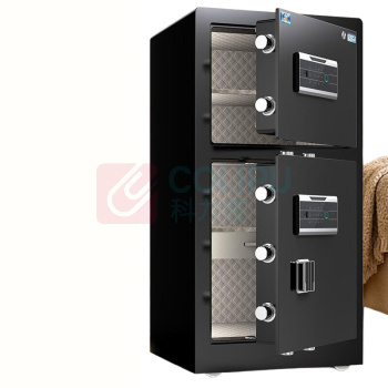 虎牌 TIGER 保险柜 wifi+指纹+密码+钥匙复合锁 2门 金典Pro80双节黑wifi A10 480*450*800mm (黑色)