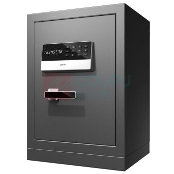 得力 deli 电子密码保管箱 3654A 办公家用防盗保险柜保管箱H595(银灰) 