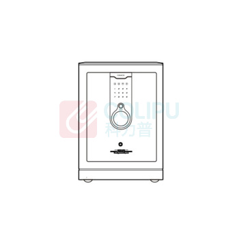 卡唛 臻宝系列 智能全钢指纹保险柜 FDG-A1/D-55ZB 外H550*W390*D340mm (贝母色) 55KG