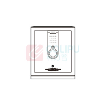 卡唛 臻宝系列 智能全钢指纹保险柜 FDX-A/D-45ZB 外H450*W390*D340mm (贝母色) 39KG