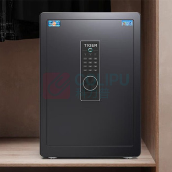 虎牌 TIGER 指纹密码WIFI保险柜 博越60wifi 外H600*W380*D330mm 内H570*W370*D270mm (黑色/咖色) 21±2KG