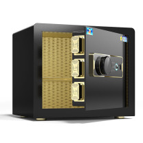 虎牌 TIGER 保险柜 家用小型指纹保管箱 BGX-M/D-35 H350*W420*D320(毫米) (黑色)