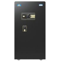 虎牌 指纹密码保管箱 BGX-A1/D-80BL 外H800*W480*D420mm (睿智黑/咖啡色) 45KG