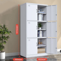 企采严选 通三节文件柜 0.6厚 1800mm*850mm*390mm 