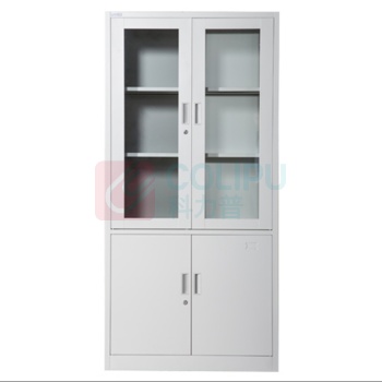 军成富康 钢制文件柜 钢制文件柜 1850*900*390mm (灰白)