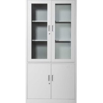 军成富康 钢制文件柜 钢制文件柜 1850*900*400mm (灰白)