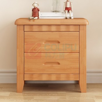 东业家具 储物柜木色文件柜资料柜 500*400*500mm