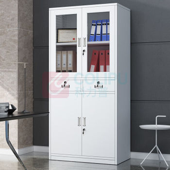东业家具 文件柜办公柜钢制铁皮柜资料柜档案柜 850*390*1800mm