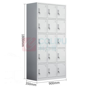 信京 十五门更衣柜 900*350*1800mm 厚度0.4mm