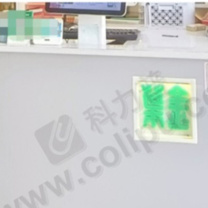 励生 展示柜 P1260 大理石台面 铝塑板封边 收银台展示柜