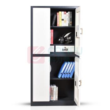 佐盛 双通节保密柜 430mm*900mm*1850mm 双通节套色保密文件柜 (灰白)