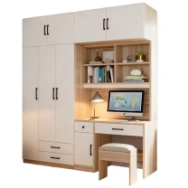 东业家具 衣柜更衣柜 DY-02 厚1.6ENF级 2000*550*2400mm 含凳子