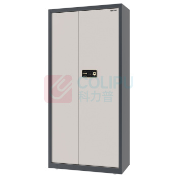高保 指纹密码保密柜通体柜带抽 G208-GV2 1900*900*430mm (米白色+藏蓝色)