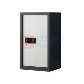 企诺 带斗保密柜指纹密码单门锁 QN1GcFO12-08ZWGW 550*420*900mm (灰白)