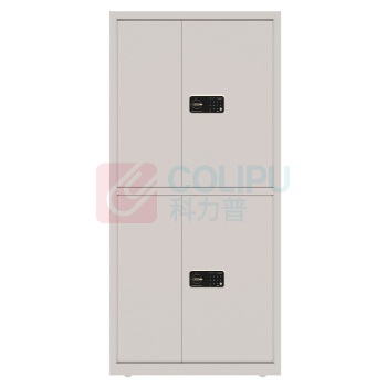 高保 电子密码四门柜带抽 保密柜 G207-GK3 1900*900*430mm (米白色+藏蓝色)