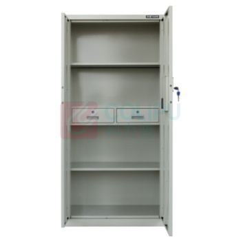 华鼎 连体双门两斗保密柜 HD-502 个 外H1800*W900*D430mm (白色) 100KG