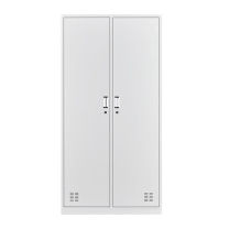 东业家具 更衣柜储物柜 员工鞋柜寄放柜 对开门衣柜 860*700*420mm