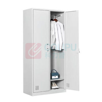 东业家具 更衣柜储物柜 员工鞋柜寄放柜 对开门衣柜 860*700*420mm