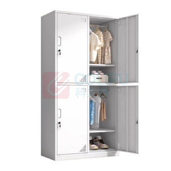 东业家具 四门更衣柜储物柜带锁 850*420*1800mm±5mm 四门带锁