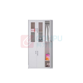 东业家具 四门更衣柜储物柜带锁 850*420*1800mm±5mm 四门带锁