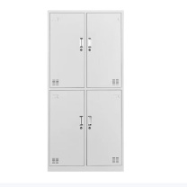 东业家具 四门更衣柜 金属更衣柜 2000*1000*500mm 更衣柜员工柜铁皮储物柜