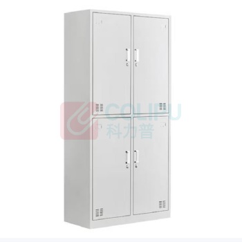 东业家具 四门更衣柜 金属更衣柜 2000*1000*500mm 更衣柜员工柜铁皮储物柜