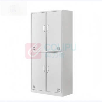 东业家具 四门更衣柜 金属更衣柜 2000*1000*500mm 更衣柜员工柜铁皮储物柜