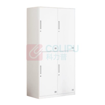 东业家具 铁皮带锁员工四门 更衣柜 900*500*1850mm (误差±3厘米)