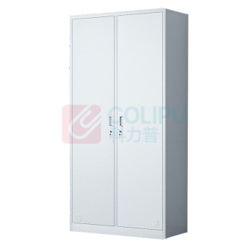 臻远 钢制 二门更衣柜 储物柜 ZY-KLP-G075 W850*D420*H1800mm (灰白色)