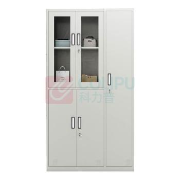 臻远 钢制 五门更衣柜 储物柜 ZY-KLP-G078 W970*D420*H1800mm (灰白色)