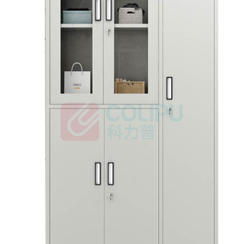 臻远 钢制 五门更衣柜 储物柜 ZY-KLP-G078 W970*D420*H1800mm (灰白色)