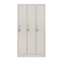 企诺 钢制 三门更衣柜 储物柜 QNGb03A1-04PA W900*D420*H1800mm (灰白色)