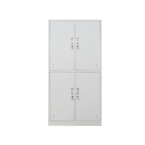 企诺 钢制 四门更衣柜 储物柜 QNGb04A1-04PA W850*D420*H1800mm (灰白色)