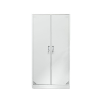 企诺 钢制 二门更衣柜 储物柜 QNGb02A1-04PA W850*D420*H1800mm (灰白色)