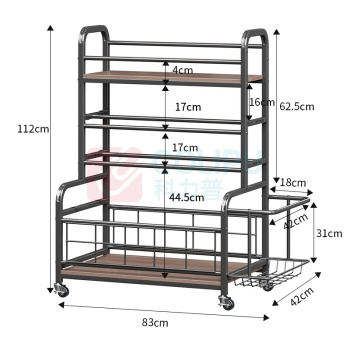 溢彩年华 置物架运动健身器材收纳架 6333 64*42*112cm