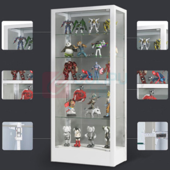 信京 手办展示柜玩具模型展示架 60*40*180cm 带灯款 