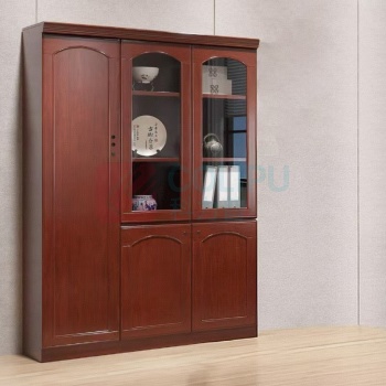 华盛 WALSN 文件柜 ZSA4717603 W1350*D445*H2000mm (胡桃木色)