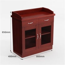 信京 茶水柜 XJ-CSG-01 二门二抽玻璃款 80*85*40cm